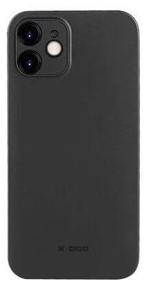 Чехол K-DOO Air Skin для iPhone 12 ультратонкий черный в Тюмени